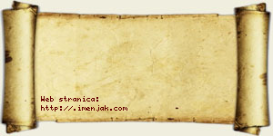 Jakov Radnović vizit kartica